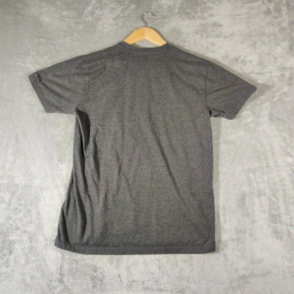 Adidas Shirt Mens Dark Gray Badge of Sport Classic Work Out Wear Active‎ Wear - Picture 3 of 6
